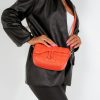 Bags Koko | Lily Orange Quilted Saddle Bag