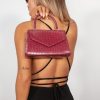 Clothing Koko | Veronica Burgundy Croc Print Grab Bag