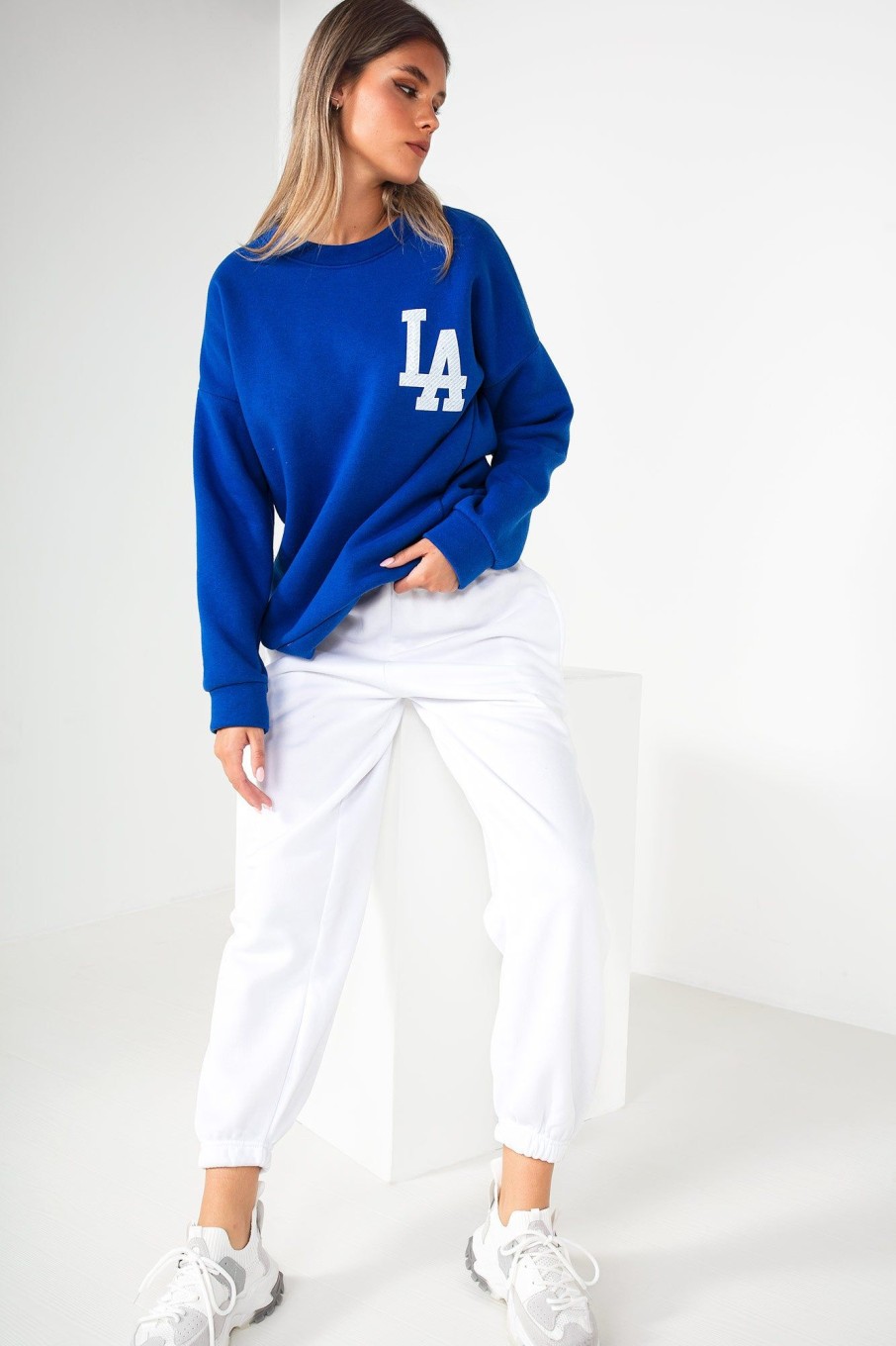 Clothing Willy Z | Riley Blue 'La' Sweatshirt