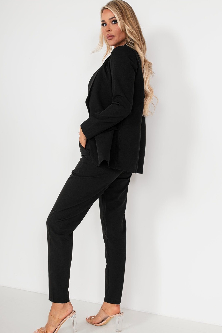 Clothing Madison Paris | Julian Black Long Sleeve Blazer