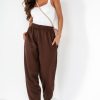 Clothing Style Wise | Olivia Chocolate Oversized Joggers