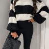 Clothing Willy Z | Zia Monochrome Knit Jumper