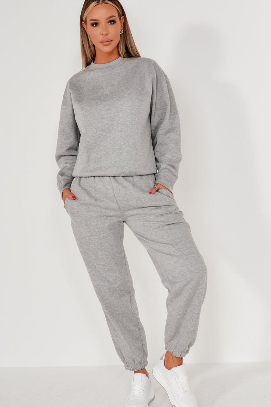 Clothing Style Wise | Carolina Grey Oversized Jogger Co-Ord