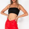 Clothing Eight Paris | Estella Black Shimmer Cami Top