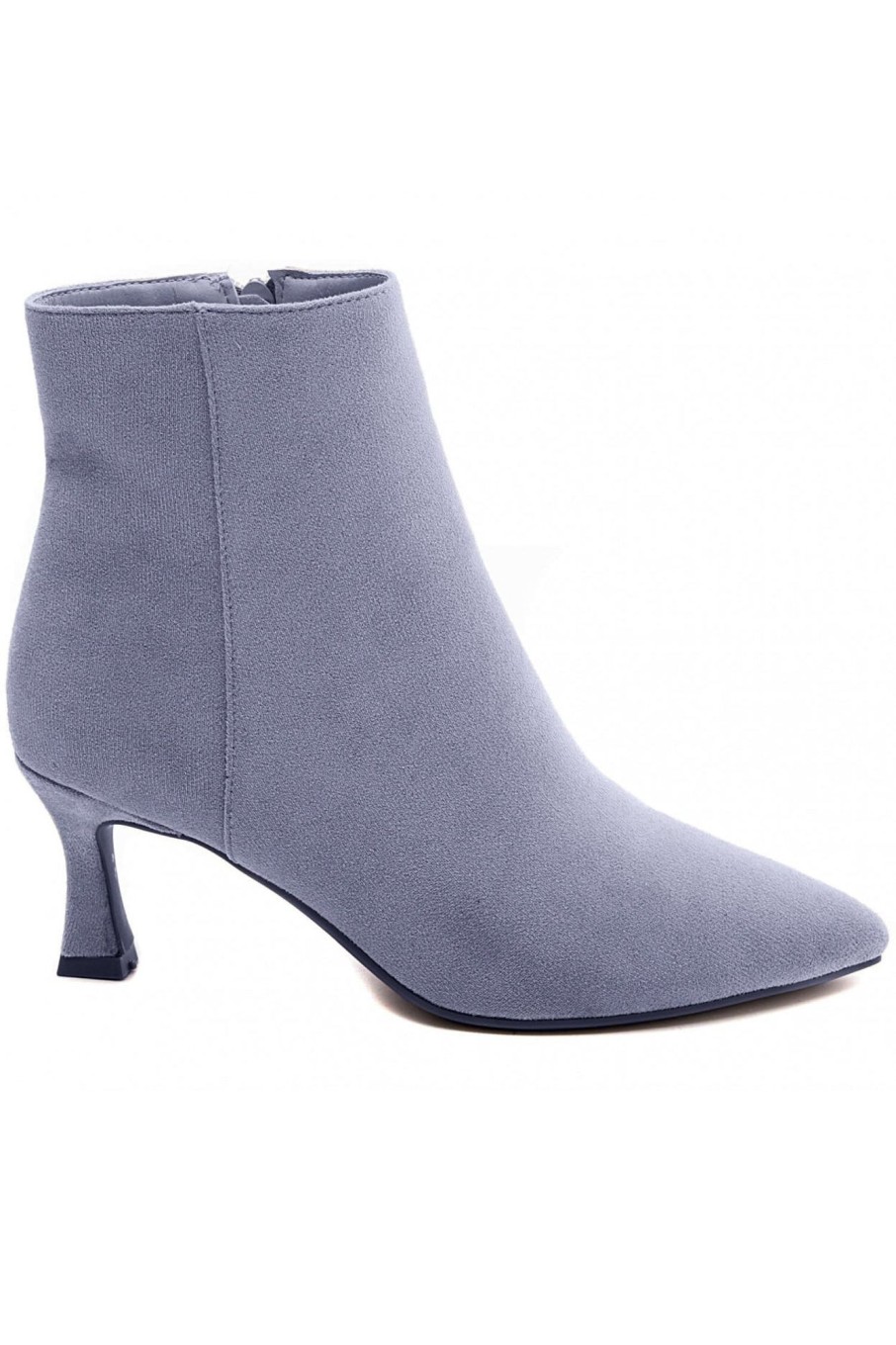 Clothing Ideal | Maliyah Blue Suedette Ankle Boots