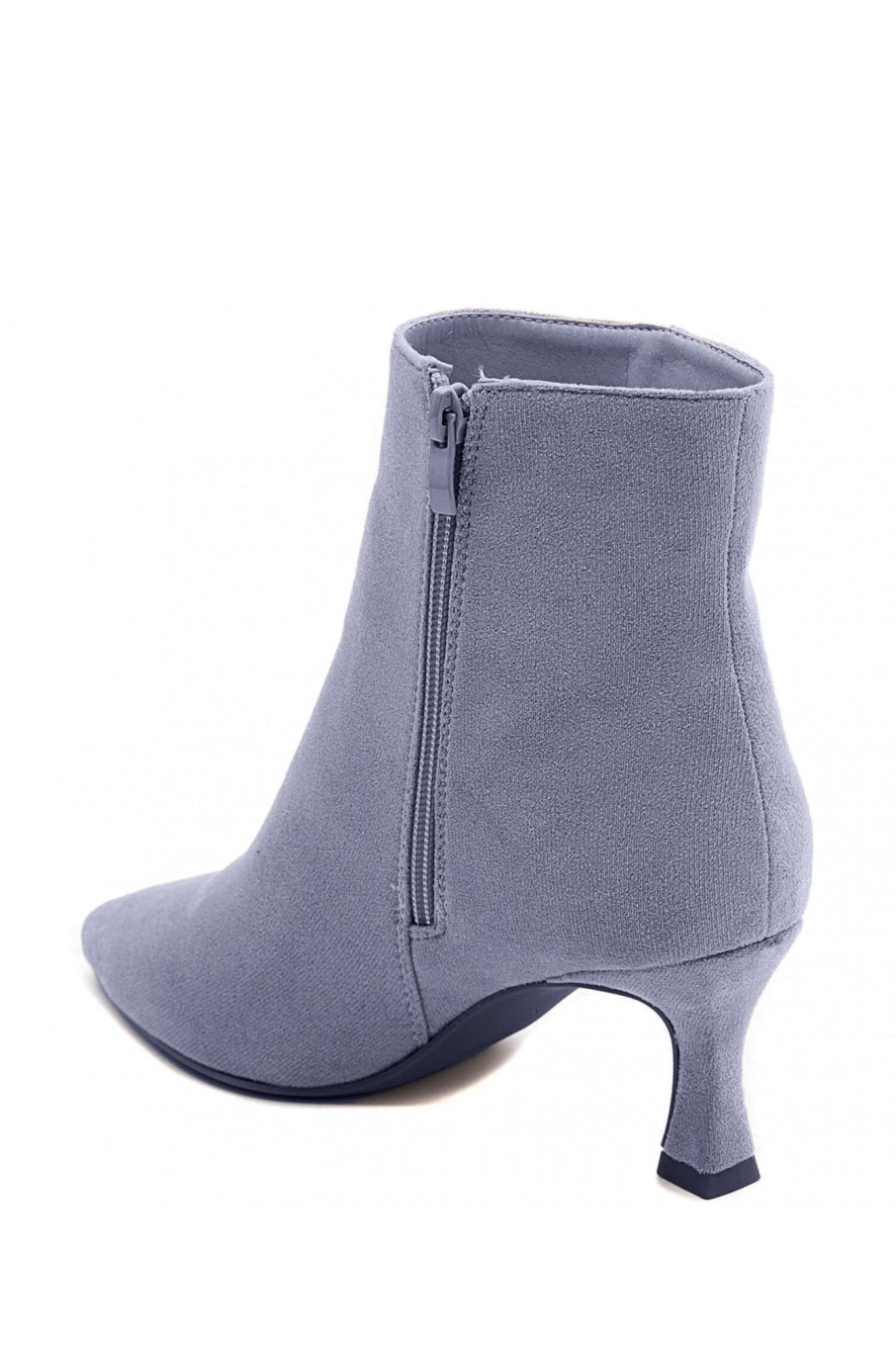 Clothing Ideal | Maliyah Blue Suedette Ankle Boots