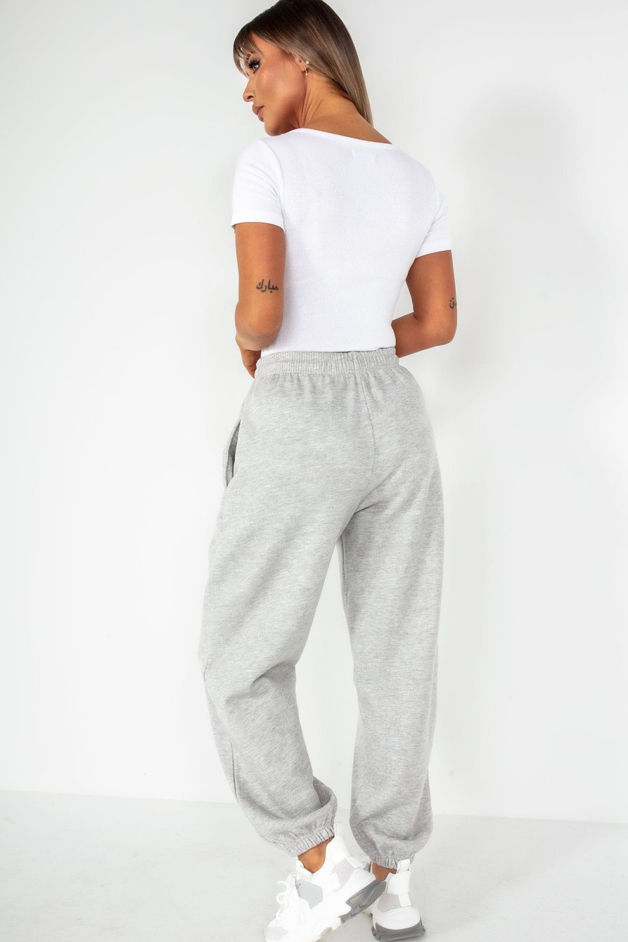 Clothing Style Wise | Olivia Light Grey Oversized Joggers