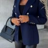 Clothing Estee Brown | Larsa Navy Button Detail Blazer