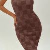 Clothing Golden Days | Halo Chocolate Knit Dress