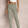 Clothing Zilene | Tori Khaki Mom Jeans