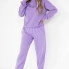 Clothing Style Wise | Carolina Purple Oversized Jogger Co-Ord