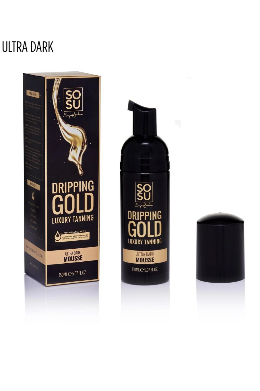 Beauty SOSU | Luxury Tanning Mousse Ultra Dark By Sosu Dripping Gold