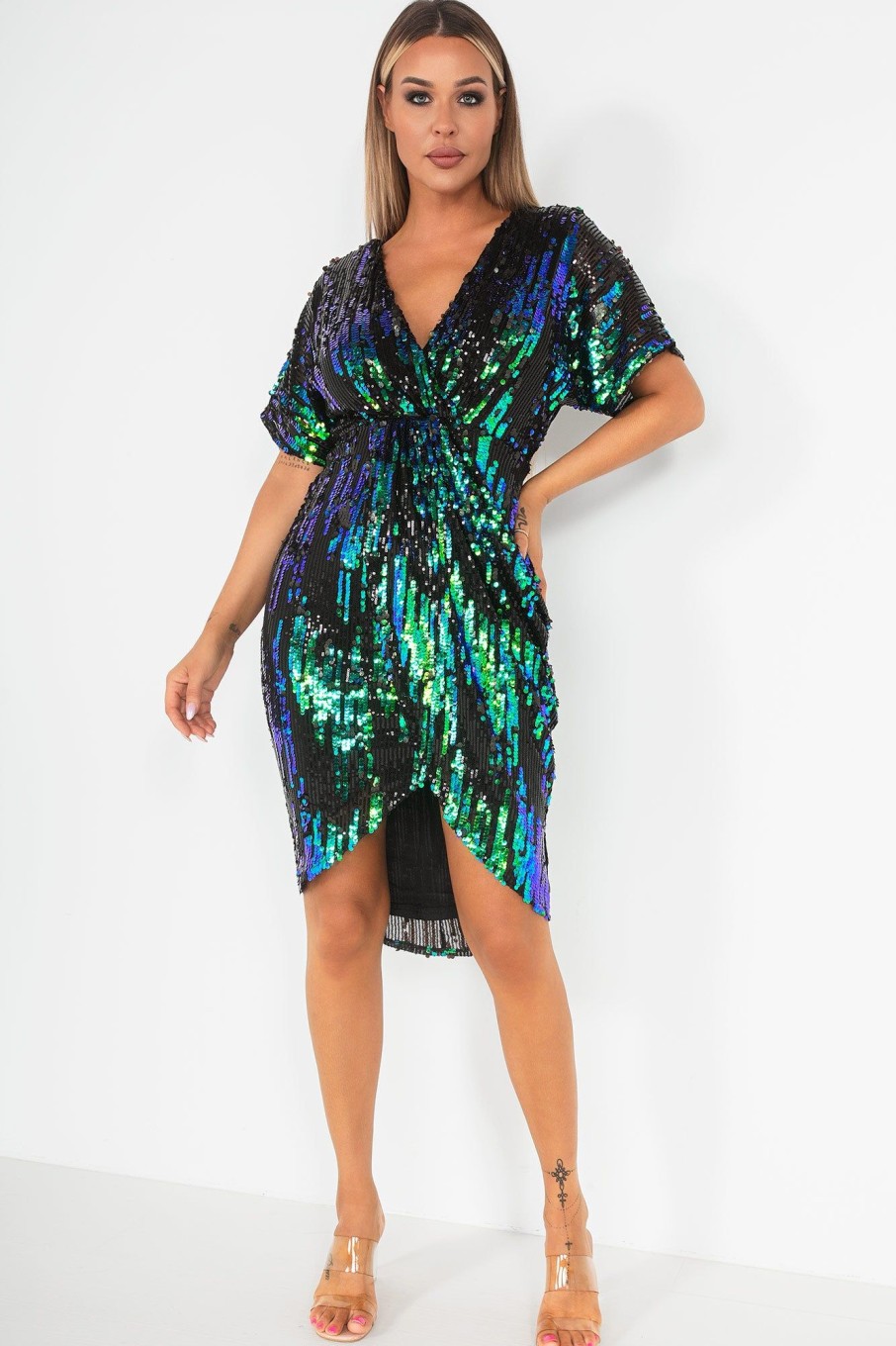 Clothing Girl in Mind | Girl In Mind Novah Black Sequin Dress