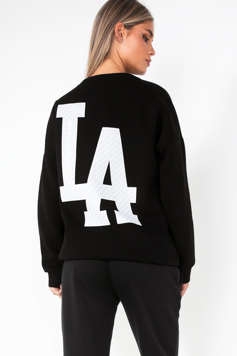 Clothing Willy Z | Riley Black 'La' Sweatshirt