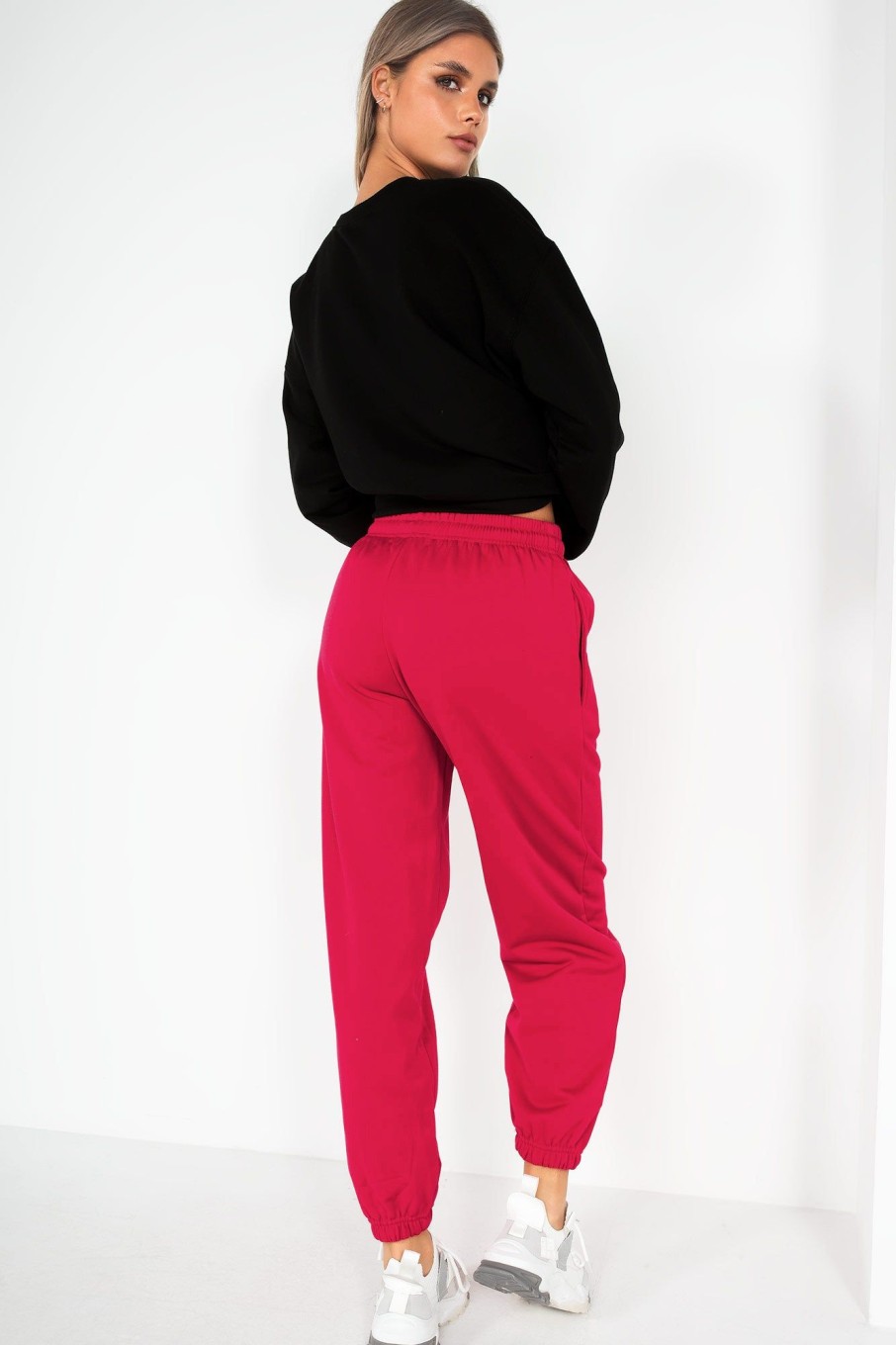 Clothing Style Wise | Olivia Fuchsia Oversized Joggers