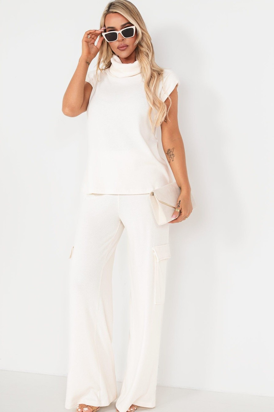 Clothing Willy Z | Tania Cream Trouser Co Ord