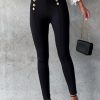 Clothing Willy Z | Noa Black High Waist Skinny Trousers