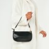 Clothing Impulse | Suzie Black Pu Layered Chain Bag