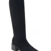 Clothing Ideal | Shoila Black Suedette Boots