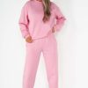 Clothing Style Wise | Carolina Pink Oversized Jogger Co-Ord