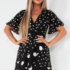 Clothing Girl in Mind | Girl In Mind Felicity Black Polka Dot Dress