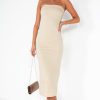 Clothing Copper Rose | Rebekah Stone Bandeau Midi Dress