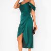 Clothing Girl in Mind | Girl In Mind Camila Green Satin Dress