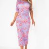 Clothing Copper Rose | Cordelia Lilac Floral Dress