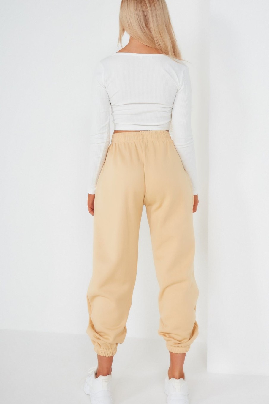 Clothing Style Wise | Olivia Sand Oversized Joggers