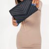 Clothing Koko | Naomi Navy Faux Leather Envelope Bag