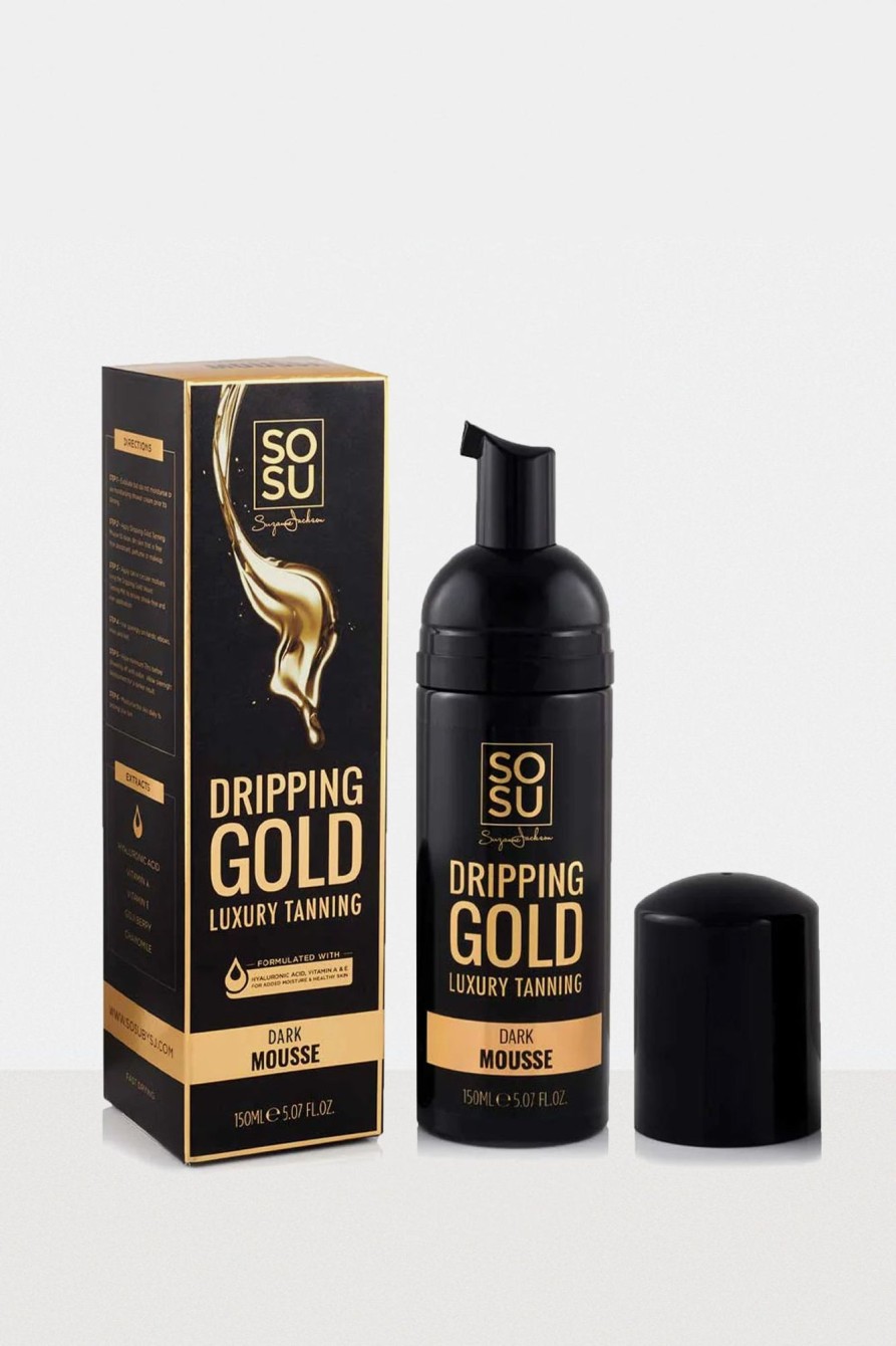 Beauty SOSU | Luxury Tanning Mousse Dark By Sosu Dripping Gold