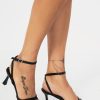 Clothing No Doubt | Fae Black Strappy Heels