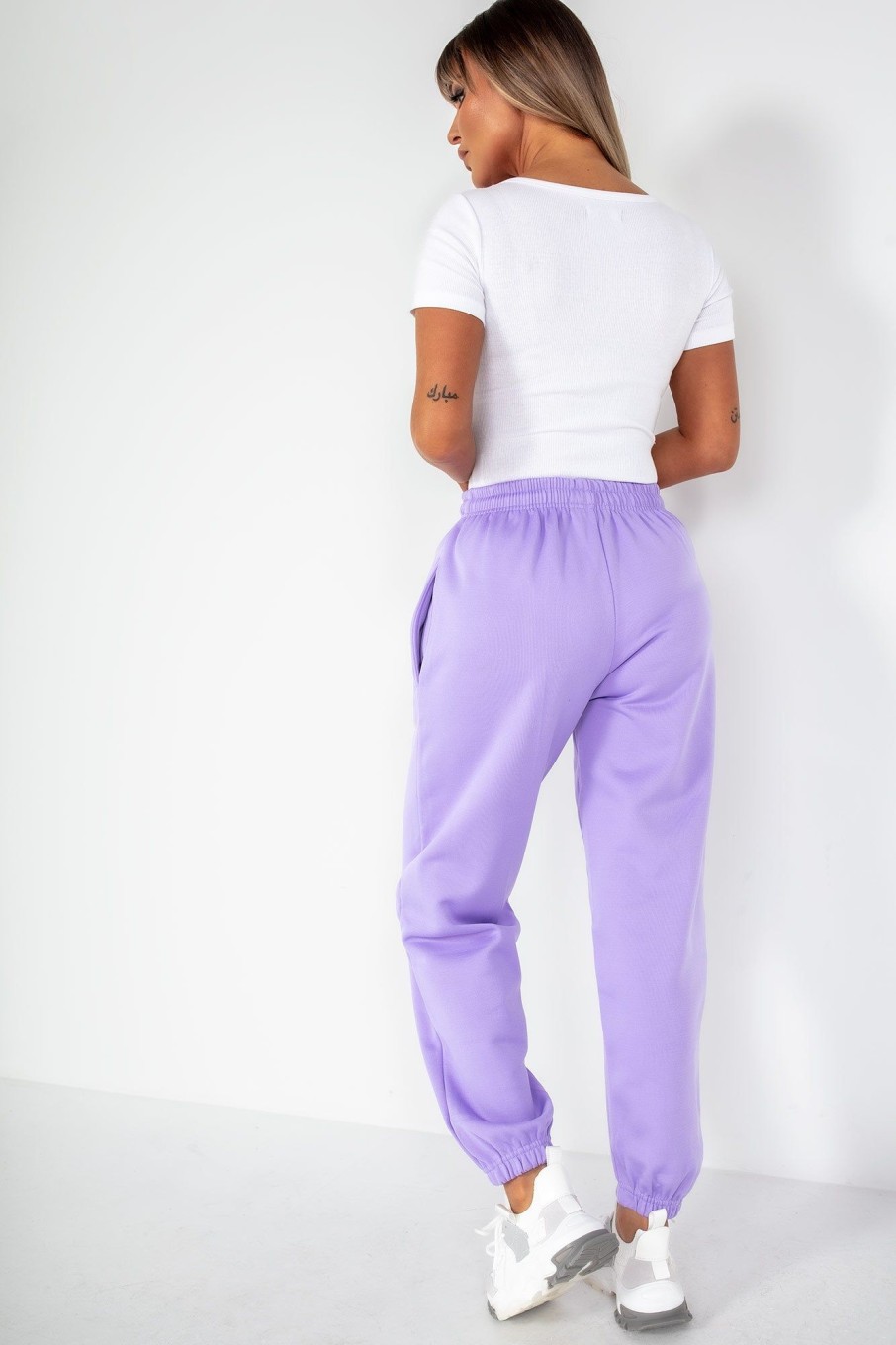 Clothing Style Wise | Olivia Lilac Oversized Joggers