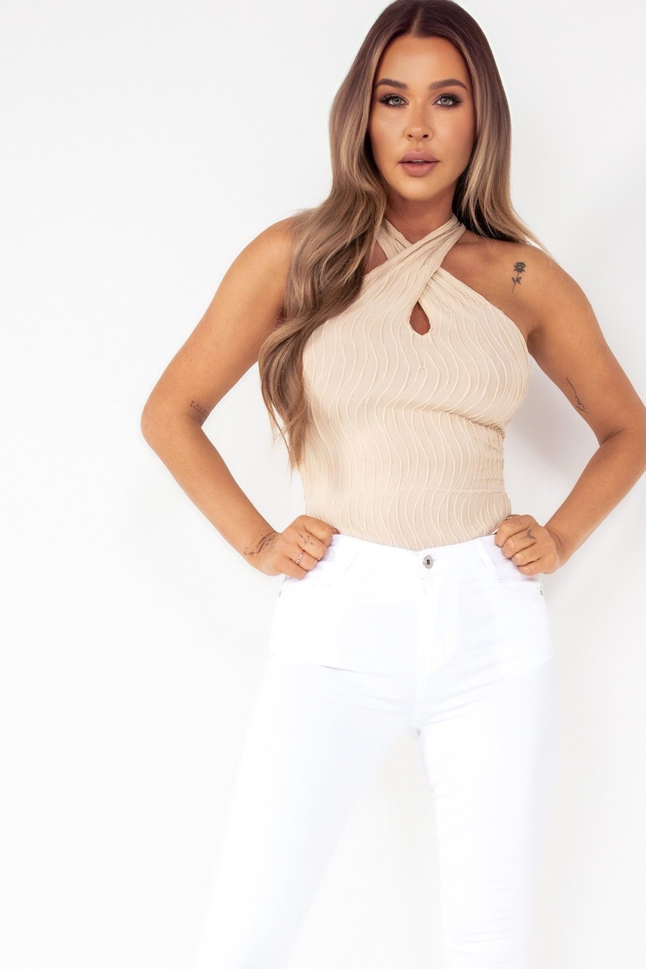 Clothing style wise | Emer Nude Textured Top