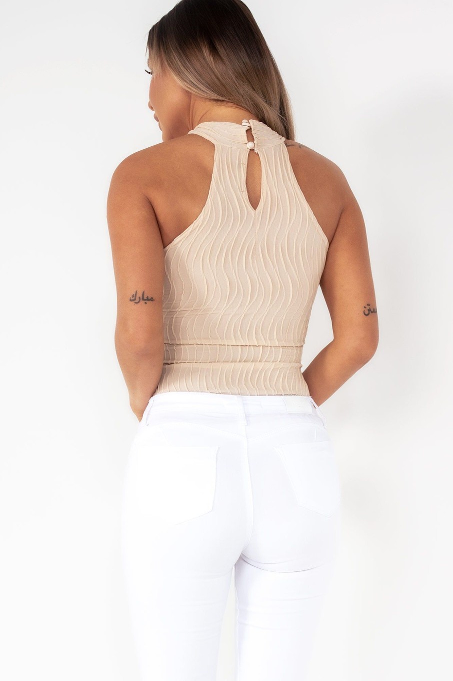 Clothing style wise | Emer Nude Textured Top