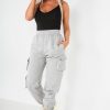 Clothing Style Wise | Zucca Grey Utility Joggers