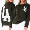 Clothing Willy Z | Riley Khaki 'La' Sweatshirt