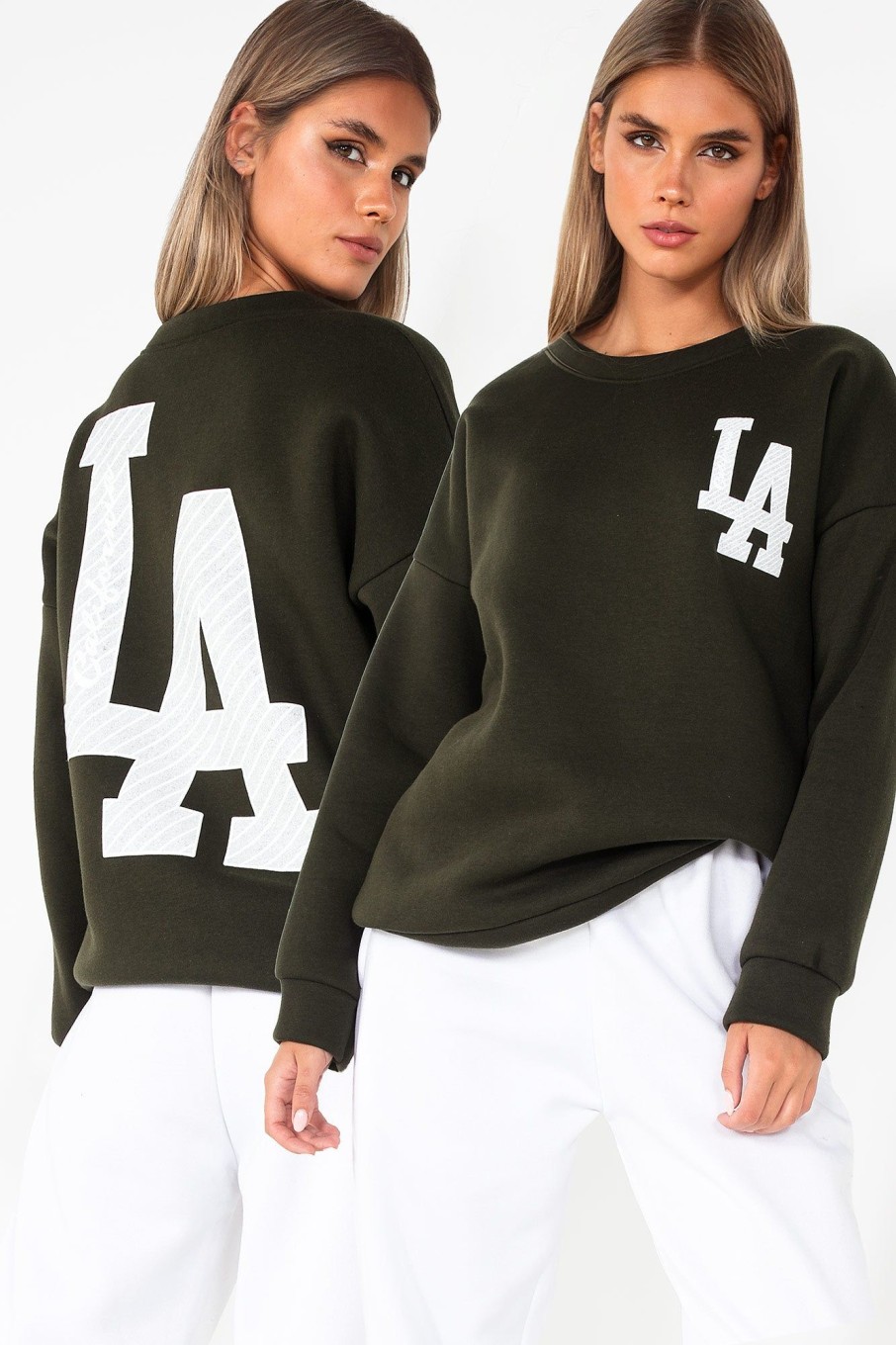 Clothing Willy Z | Riley Khaki 'La' Sweatshirt