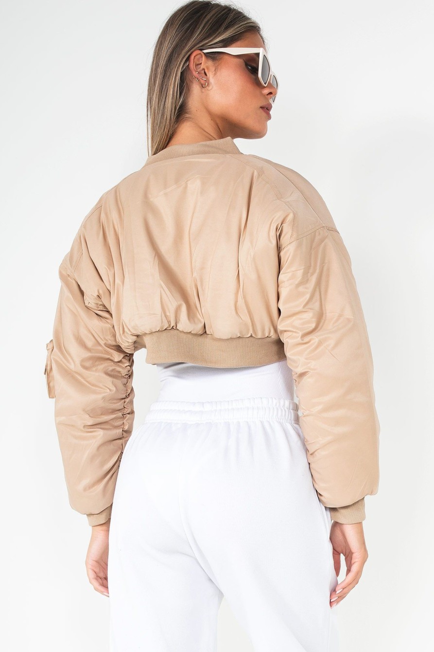 Clothing style wise | Milani Stone Cropped Bomber Jacket