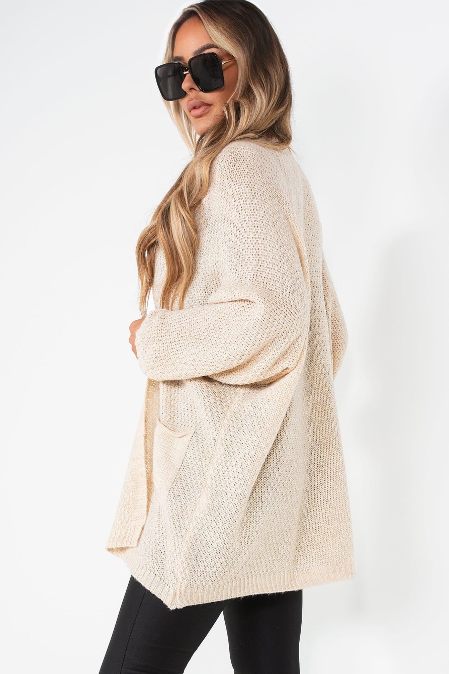 Clothing Willy Z | Karina Stone Knit Cardigan