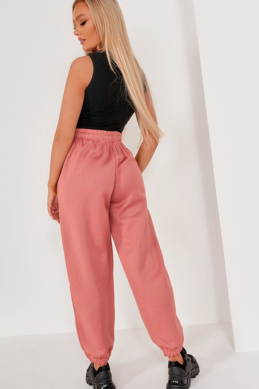 Clothing Style Wise | Olivia Blush Oversized Joggers