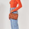 Clothing Koko | Panthea Brown Woven Cross Body Bag