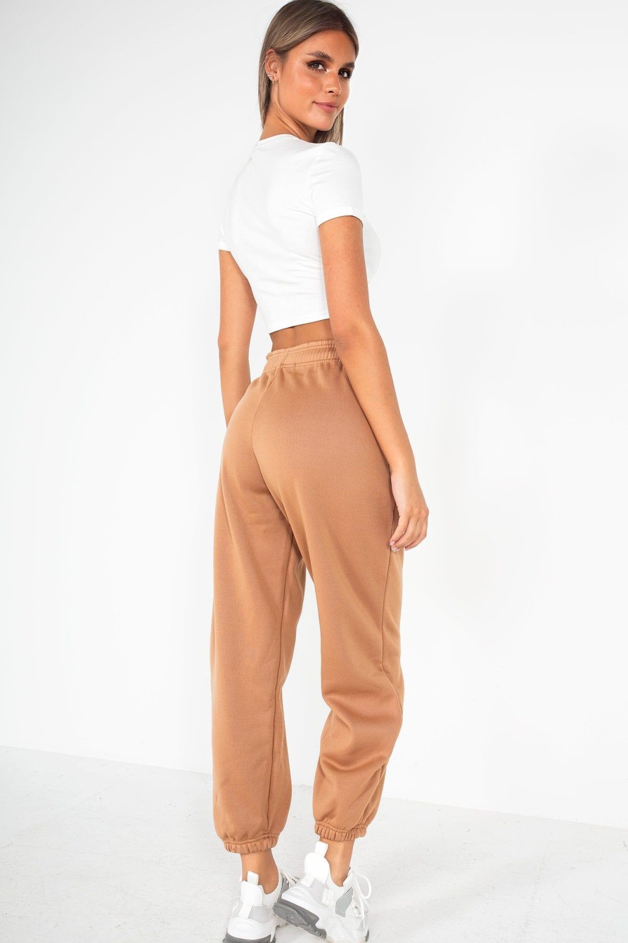 Clothing Style Wise | Olivia Camel Oversized Joggers