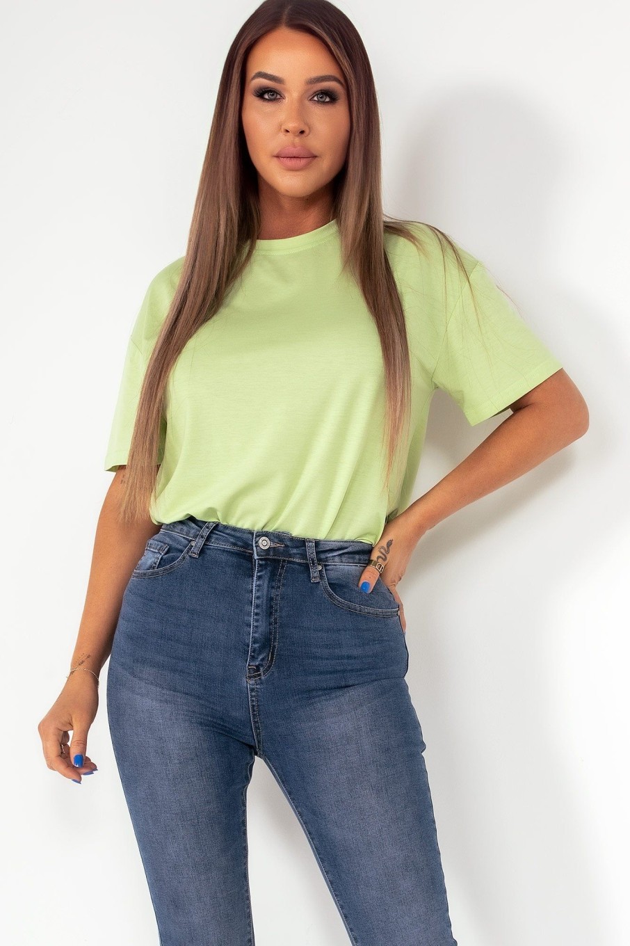 Clothing Vera u0026 Lucy | Theo Green Short Sleeve T-Shirt