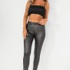 Clothing Redial | Darina Black Metallic Skinny Jeans