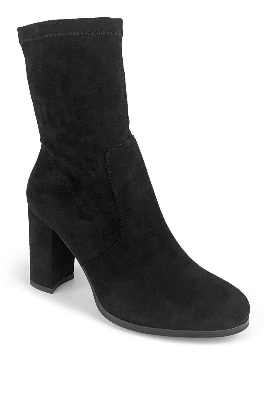 Clothing No Doubt | Josie Black Suedette Boots