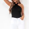 Clothing style wise | Emer Black Textured Top