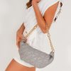 Clothing Koko | Pyper Grey Half Moon Slouch Bag