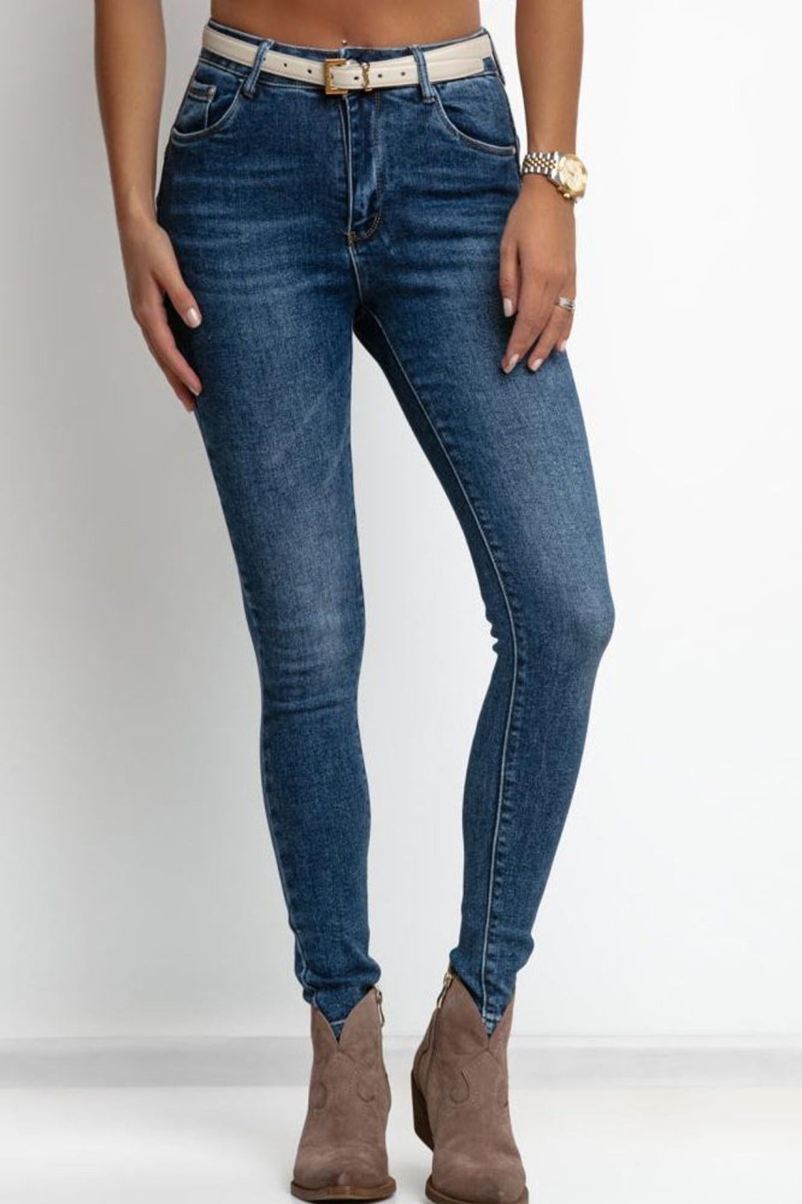 Clothing Azzurra | Mel Blue Push Up Jeans