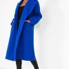 Clothing Copper Rose | Micaela Blue Longline Coat